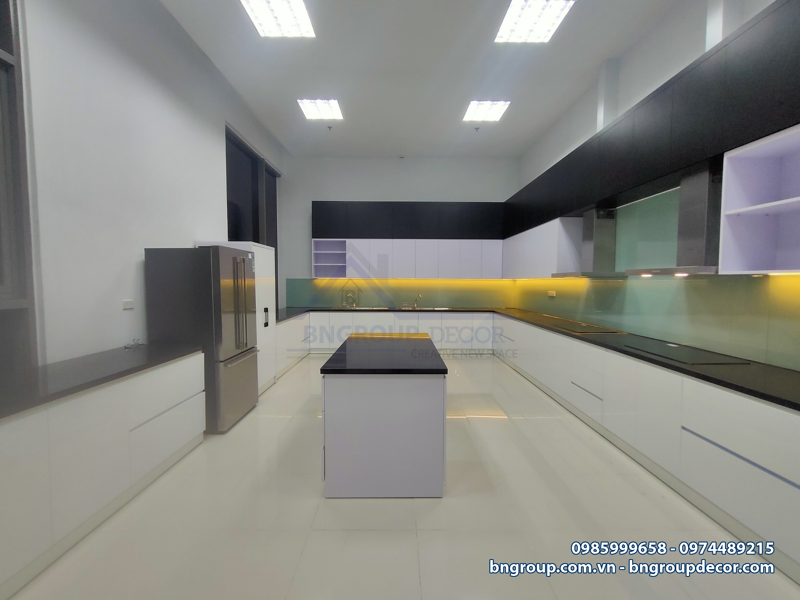 Choáng váng với nội thất phòng bếp rộng lớn tại dự án Bình Phước